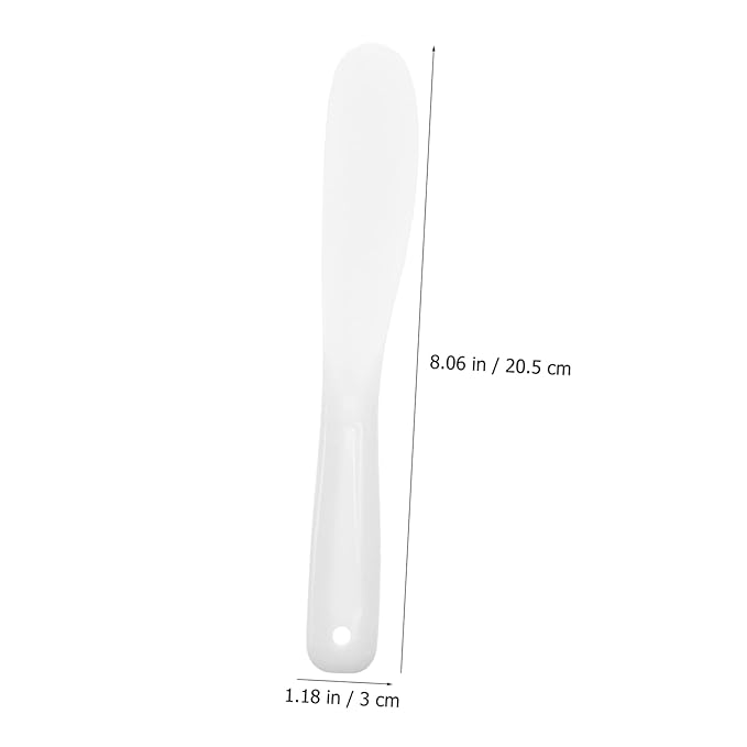 Beaupretty 10pcs Tool Stick White Makeup Silicone Makeup