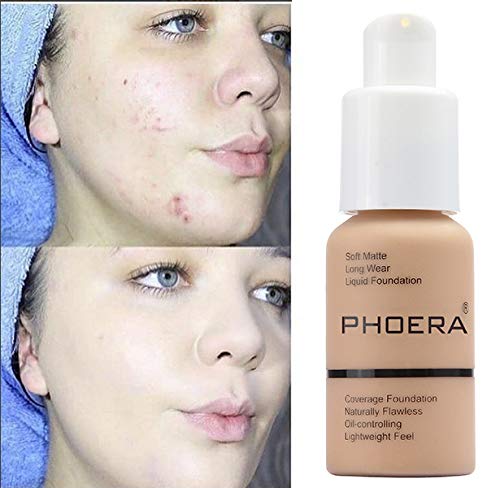 PHOERA Foundation, Flawless Soft Matte Liquid Foundation Makeup