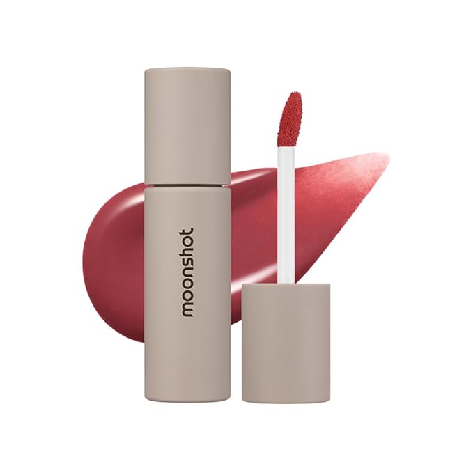 Moonshot KOREA Conscious Fit Mellow Lip Stain Longwear, Weightless, Not Animal Tested,Glow-Boosting, Long-Lasting, Comfortable, Non-Sticky,k-beauty, (Supernova Red, 06)