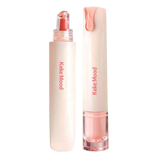 Hydrating Jelly Lip Gloss, Long-Lasting Waterproof Non-Stick Cup Lip Glaze Set, Moisturizing Tinted Lip Balm, Mirror-Like Liquid Lipsticks for Brightening and Plumping, K-Beauty (Color 2, One Size)