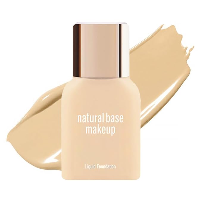 Face Matte Makeup Foundation,Oil Continuous Correction Control Liquid Natural Finish