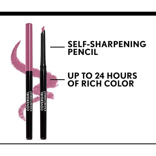 COVERGIRL Exhibitionist Lip Liner, Cherry Red 220, 0.012 Ounce