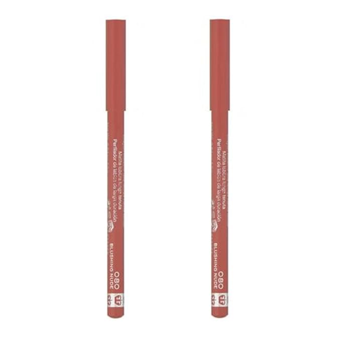 Rimmel Pack of 2 1000 Kisses Lip Liner, Blushing