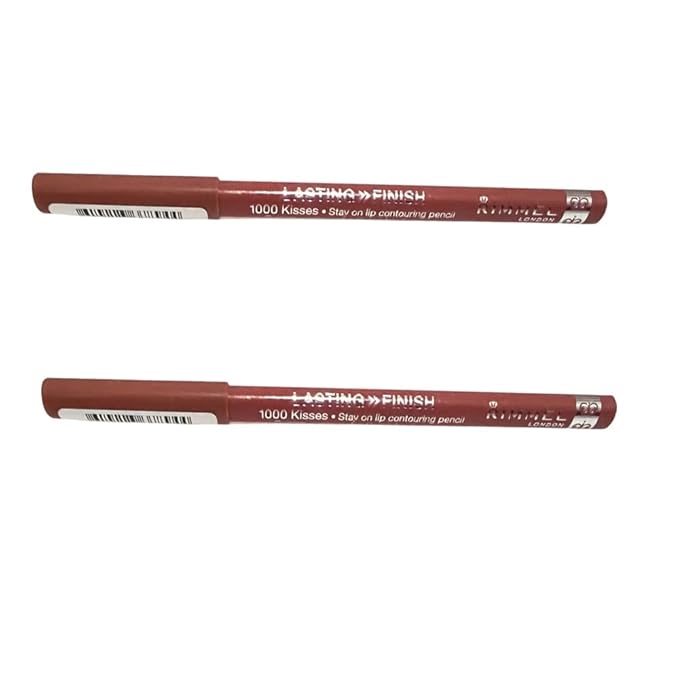 Rimmel Pack of 2 1000 Kisses Lip Liner,
