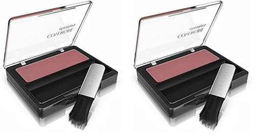 COVERGIRL Cheekers Blendable Powder Blush Rock 'n Rose, .12 oz (packaging may vary), 1 Count (Pack of 2)