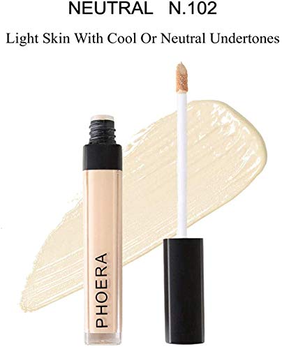 Full Coverage Makeup Set with Foundation (102 Nude), for Women