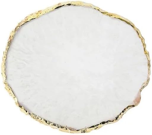 1Pc White Resin Nail Art Palette Makeup Mixing