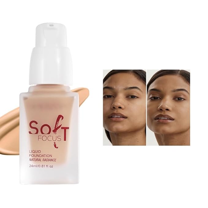 Full Cover Soft Focus Liquid Concealer, 24H Longwearing Face