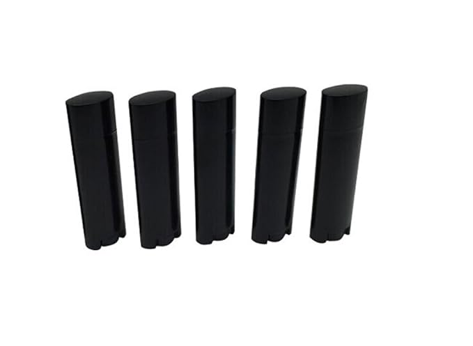 4.5g Black Empty Plastic Oval Lip