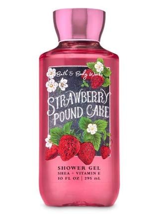 Bath and Body Works - Strawberry Pound Cake - Daily Trio - Shower Gel, Fine Fragrance Mist & Super Smooth Body Lotion- New 2020