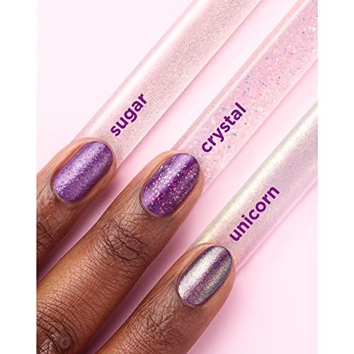 Sally Hansen Miracle Gel™, Unicorn Top Coat, Long Lasting, Gel-Like Formula, No UV Lamp Needed, Glitter Nail Polish