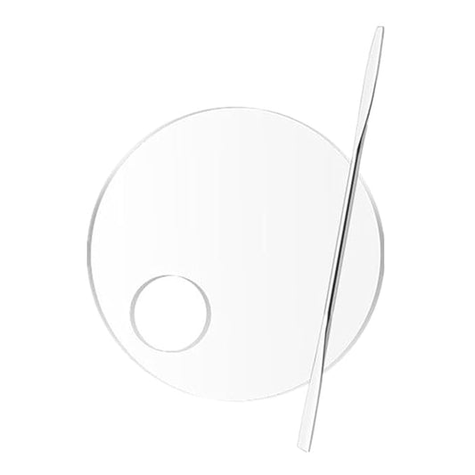 2 Pcs Acrylic Makeup Palette Makeup Mixing Tray