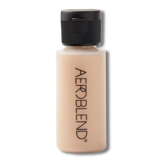 AEROBLEND Airbrush Foundation Makeup (O35) Professional, Water-Based, Buildable, skin types, 1 oz