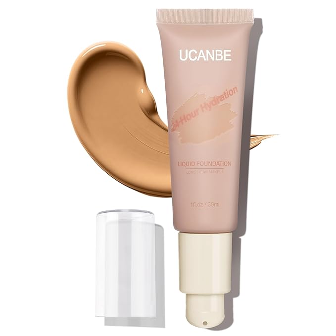 UCANBE Matte Liquid Foundation Makeup, Medium to Full fl. oz.