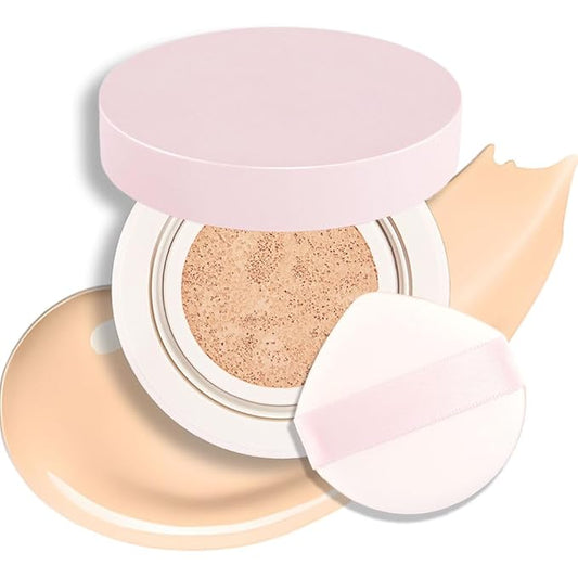 Nuder Cushion Foundation,Natural Beige for Natural & Medium Skin Types