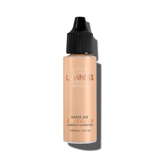 LUMINESS Rose 4-in-1 Airbrush Foundation - Shade 050, 0.50 oz
