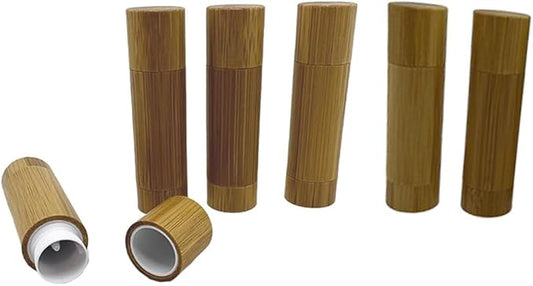 Bamboo Empty Lip Balm Containers 5.5g Samples
