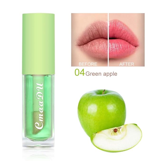 6Pcs Hydrating Lip Oil Set,Fruity Color