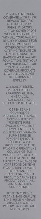 COVER FX Custom Cover Drops, Multi-Use Shade-Adjusting Liquid Deep 3