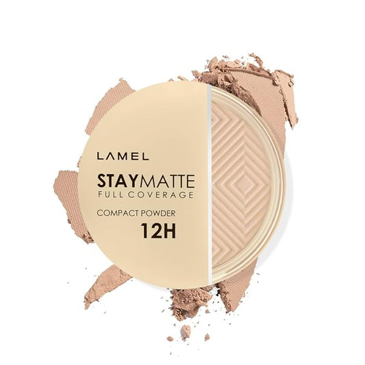 Lamel Stay Matte Compact Powder - Light Natural