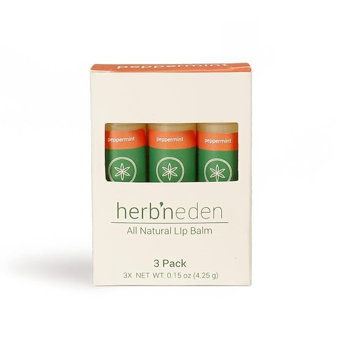 Herb’N Eden Peppermint Lip Balm Pack
