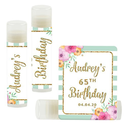 Andaz Press Personalized Milestone Birthday Party Glitter,