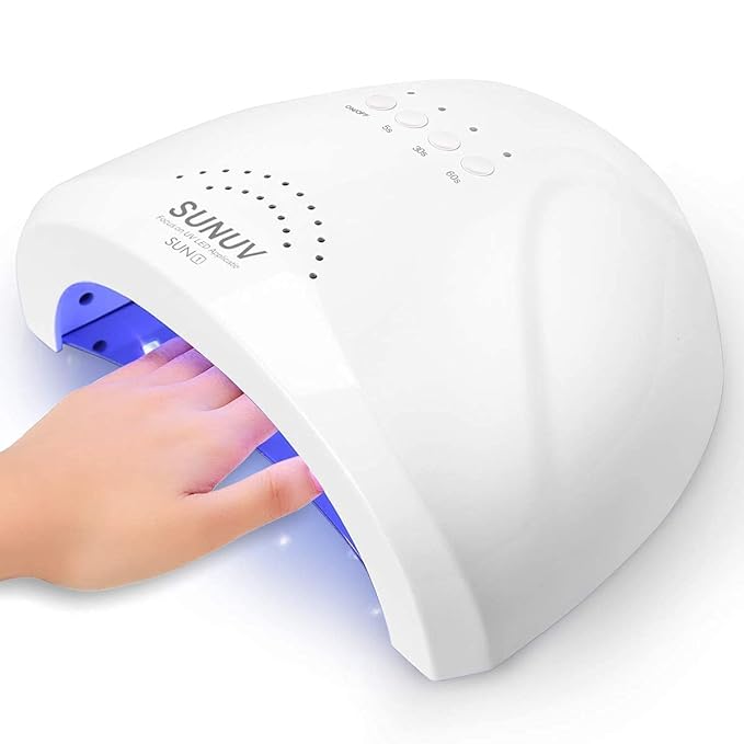Uv led nail lamp, sunuv