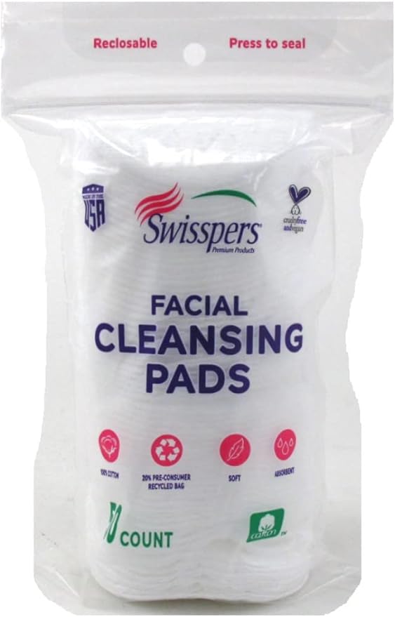 Swisspers facial cleansing pads 50