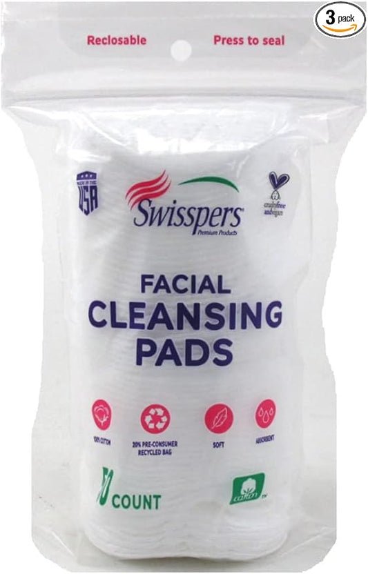 Swisspers facial cleansing pads 50