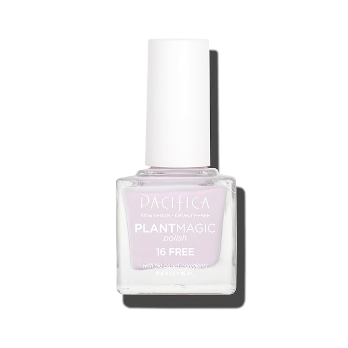 Pacifica Natural Nail Polish – Plant Magic Lilac Purple Nail Polish - Plant Based, Non-Toxic & Clinically Tested - Lasting Colors, Glossy, Chip-Resistant, Clean Beauty, Dermatologist Approved Lilac