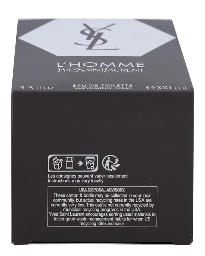 L'homme Eau De Toilette Spray For Men By Yves Saint Laurent - 3.3 oz