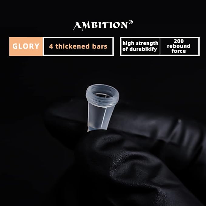 Ambition Glory Tattoo Cartridges #8 Bugpin 5RL Needles Disposable 20pcs 0.25mm 5 Round Liner for Rotary Tattoo Machine Supply