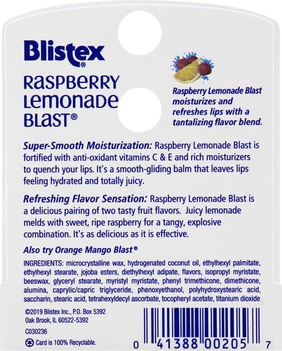 Blistex Lip Protectant, Spf 15, Raspberry oz