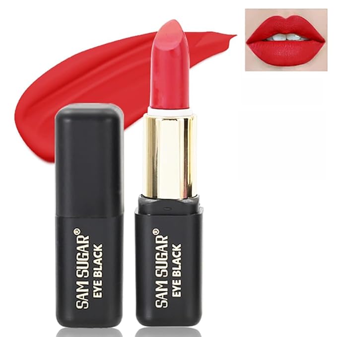 Nude Lipstick Matte, Sports Matte Painting Stick, Halloween Lip Tint Stain High Pigment Smooth Long-Lasting Wear Non-Stick Cup Not Fade Waterproof Lip Gloss for Daily Lip Makeup (04#Red)