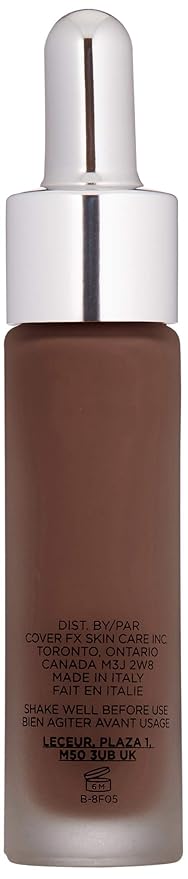 COVER FX Custom Cover Drops, Multi-Use Shade-Adjusting Liquid Deep 5