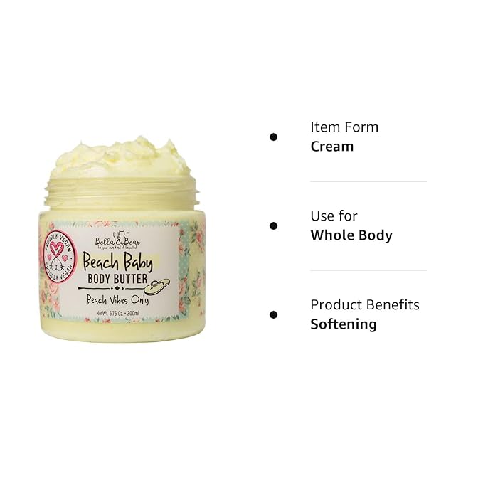 Bella and Bear Beach Baby Body Moisturizing