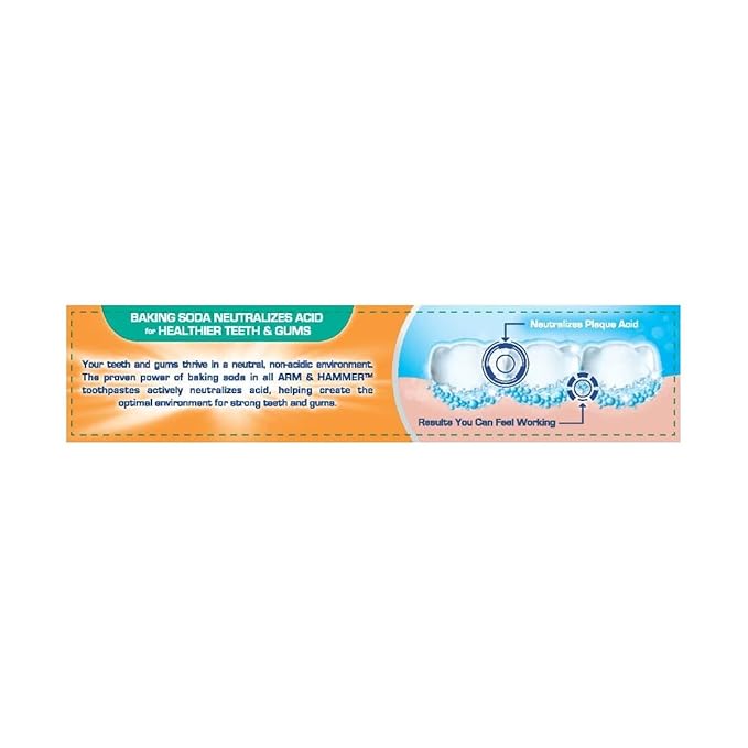 ARM & Hammer Truly Radiant Whitening & Enamel Strengthening Toothpaste Fresh Mint 4.3oz - 2 Pack by Arm & Hammer