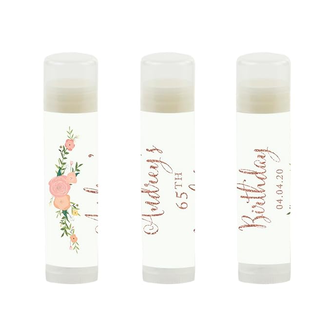 Andaz Press Personalized Milestone Birthday Party Florals,