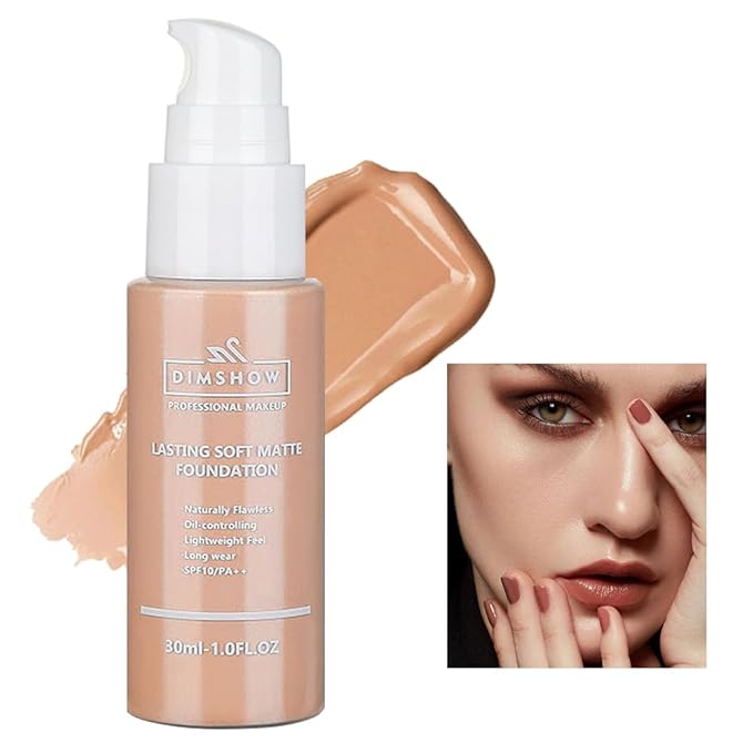 Flawless Matte Liquid Foundation Makeup, Vegan & Cruelty-Free, (05, ) 30ml