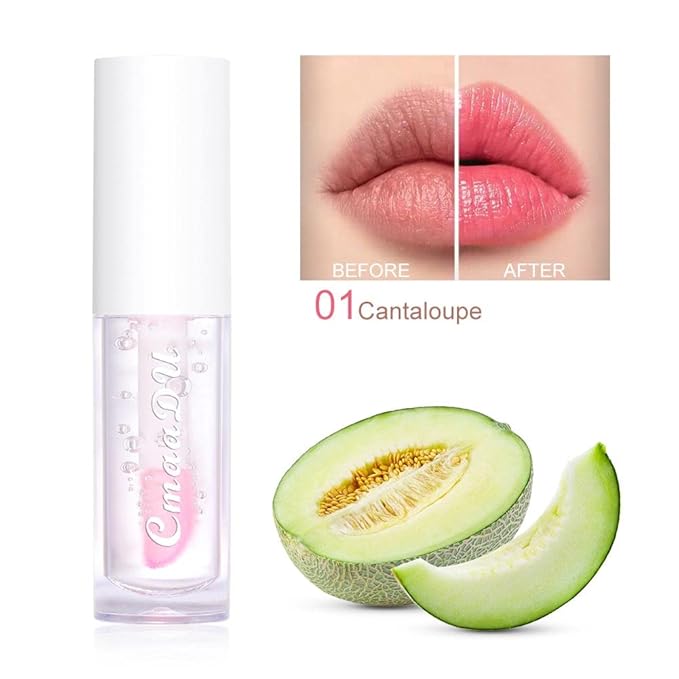 6Pcs Hydrating Lip Oil Set,Fruity Color