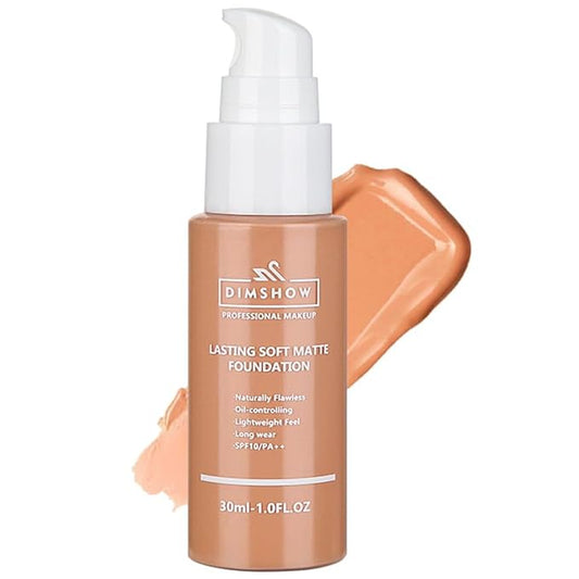 Flawless Matte Liquid Foundation Makeup, Vegan & Cruelty-Free, (10, ) 30ml
