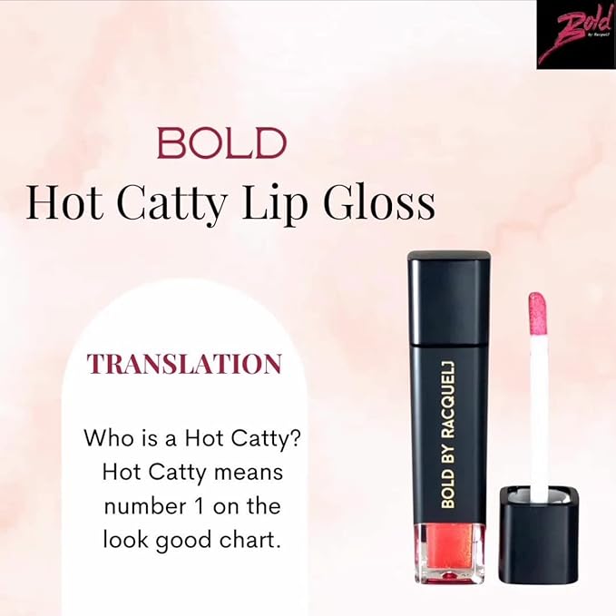 Highly Pigmented Burnt Orange Lip Gloss | Ultra Hi Beam Gloss Effect, Hydrating, Non-Sticky, Long Lasting, Shimmery Finish, Cruelty Free - Bad Like Yaaz Collection (Hot Catty)