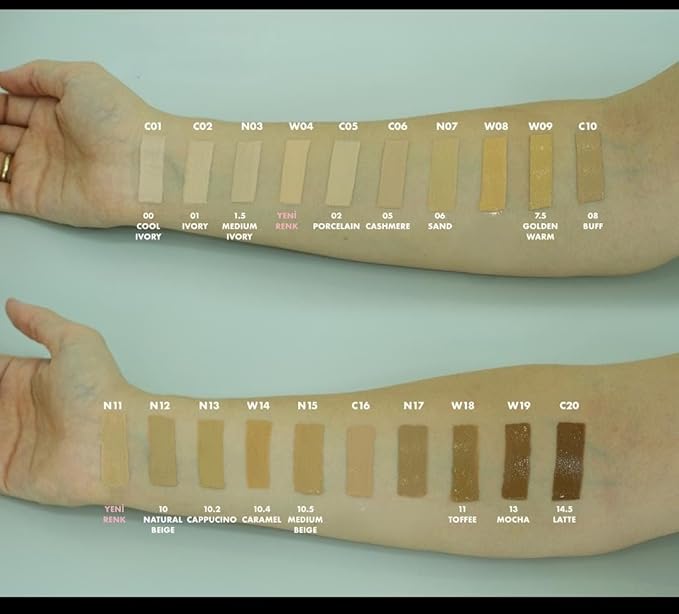 FARMASi Vfx Pro Foundation, Full Coverage Liquid Cream, Light 04 30 ml