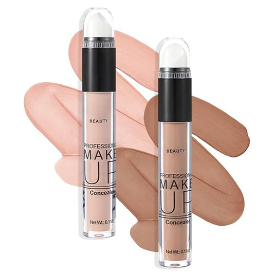 2 Pack Liquid Foundation Cream for Face Makeup,Durable