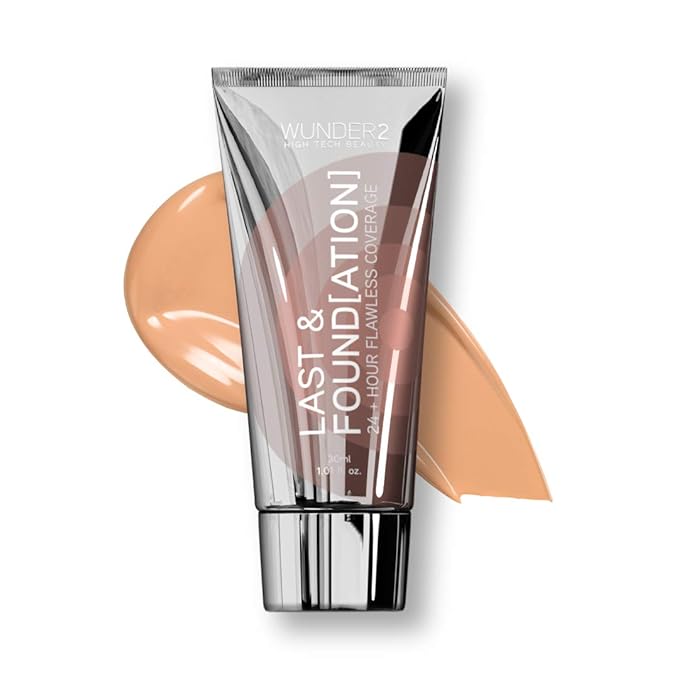 WUNDERBROW Full Coverage Foundation, Last & Found[ation] – Waterproof, Nude