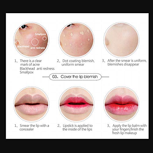 Magik Images Mushroom Head Air Cushion BB CC Stick, Ivory)