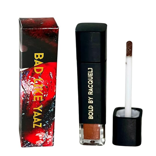Highly Pigmented Lip Gloss | Ultra Hi Beam Gloss Effect, Hydrating, Non-Sticky, Shimmery Finish, Long Lasting, Cruelty Free - Bad Like Yaaz Collection (Goodie)