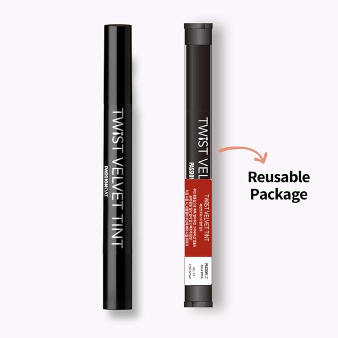 Long Lasting Lip Stain for Lips and Cheek Tint | High Pigment Color | lightweight Matte Finish | Weightless | Full Coverage | Twist Velvet Tint #13 (No.13)