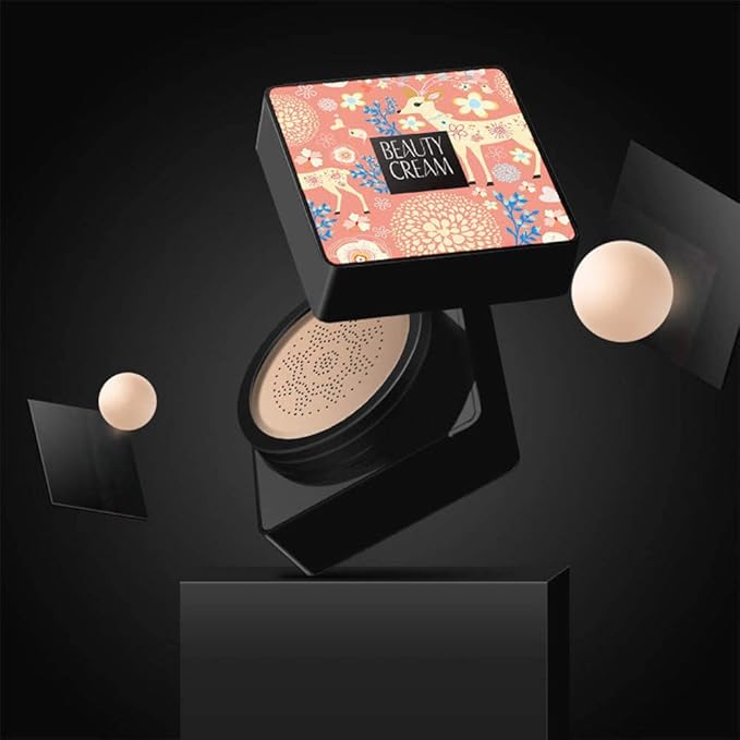 GL-Turelifes Mushroom Head Air Cushion Foundation CC Cream Concealer (BlanchedAlmond)