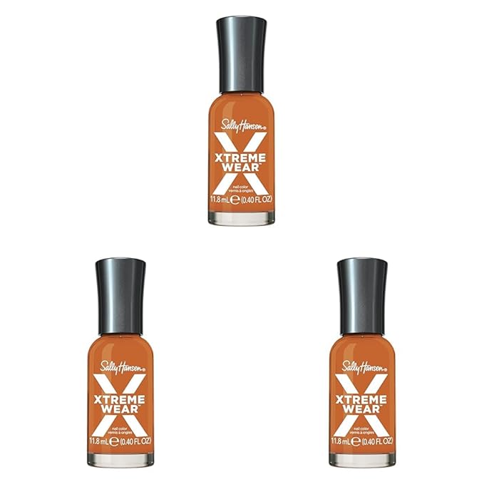 Sally Hansen Xtreme Wear, Claydreaming, Nail Polish, Doesn't Chip, Beautiful Colors, Long Lasting, Fade Resistant, Easy to Apply, 0.4oz (Pack of 3)